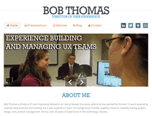 Tablet Screenshot of bob-thomas.com
